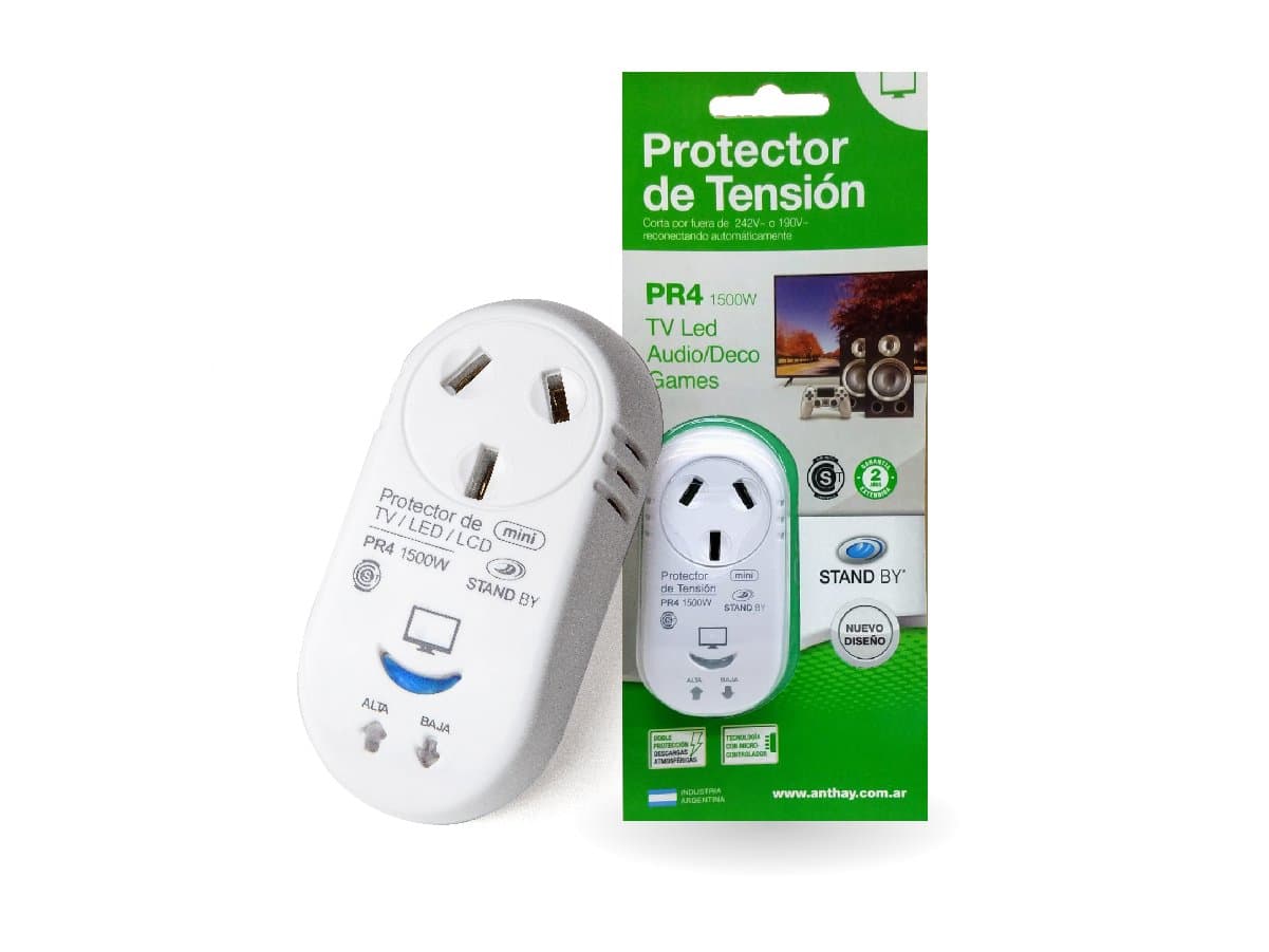 Protector de Tensión Tv Led Audio Deco Games Stand By Pr4