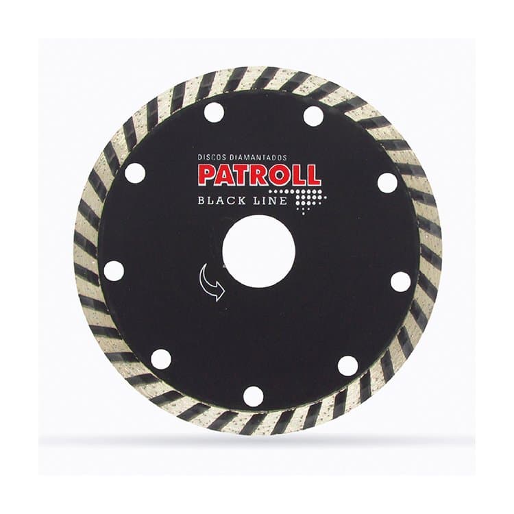 Disco Diamantado Turbo 115mm Patroll Black Line Aliafor