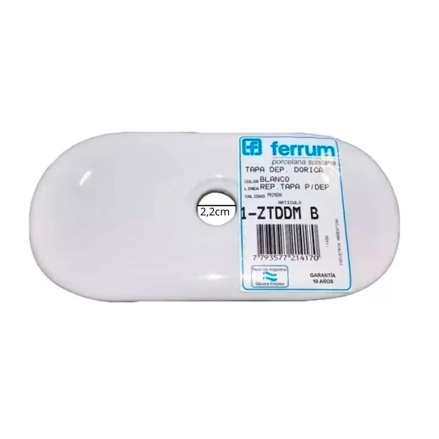 Tapa Repuesto Original P/ Mochila Dórica C/aguj Ferrum Ztddm