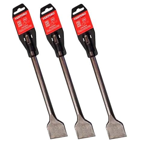 Set 3 Cinceles Planos Sds Plus 250 X 40mm Venturo Aliafor