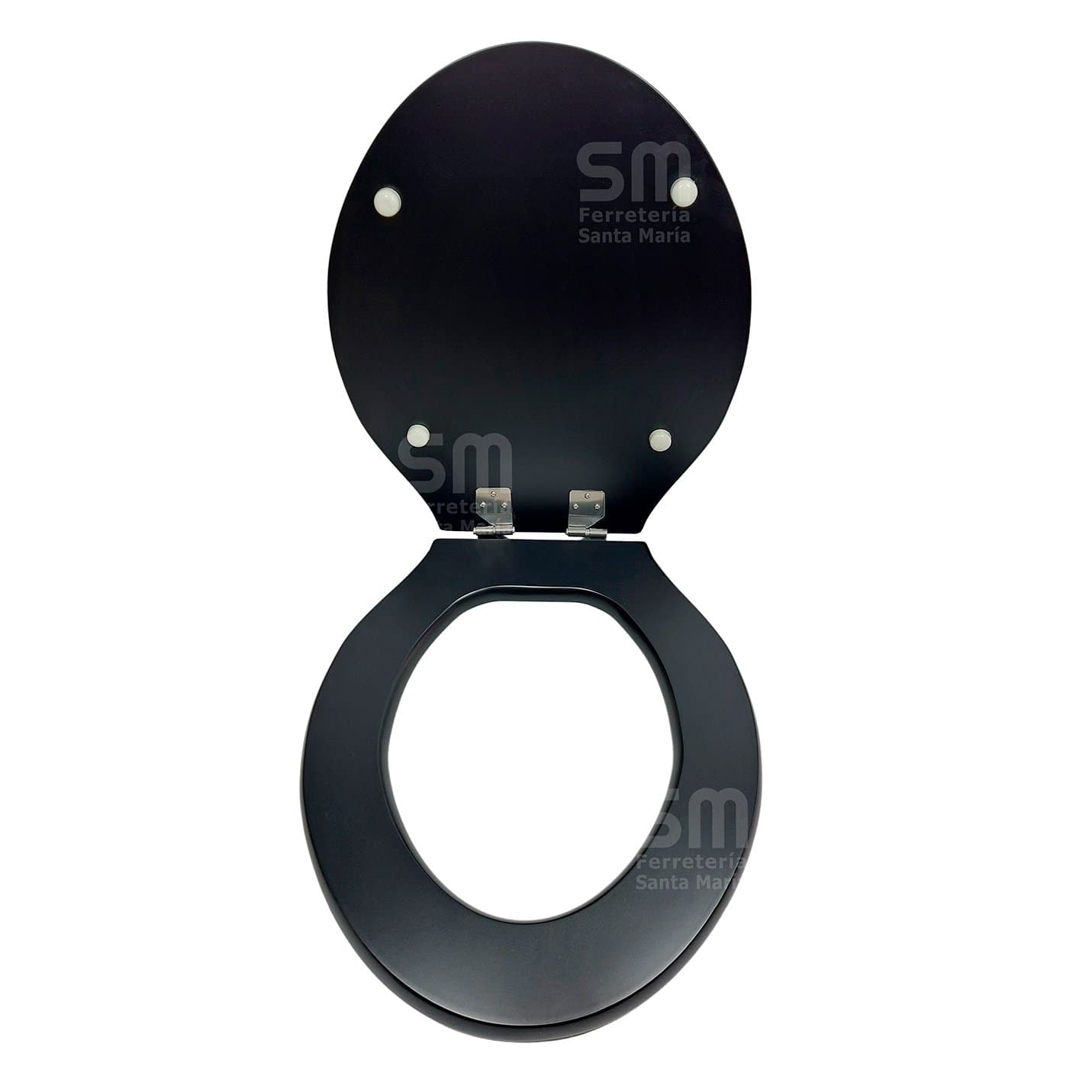 Asiento Fadas Negro Mate para Inodoro Esquel
