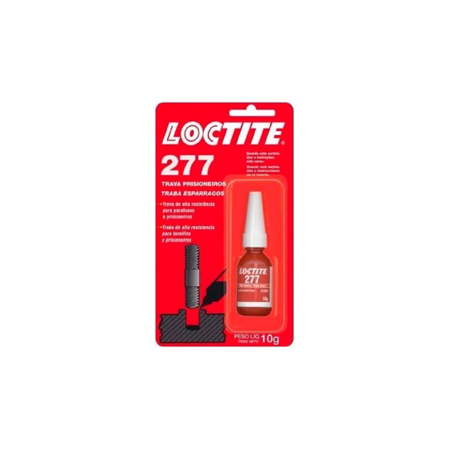 Adhesivo Traba Roscas Loctite 277 Resistencia Alta 10g