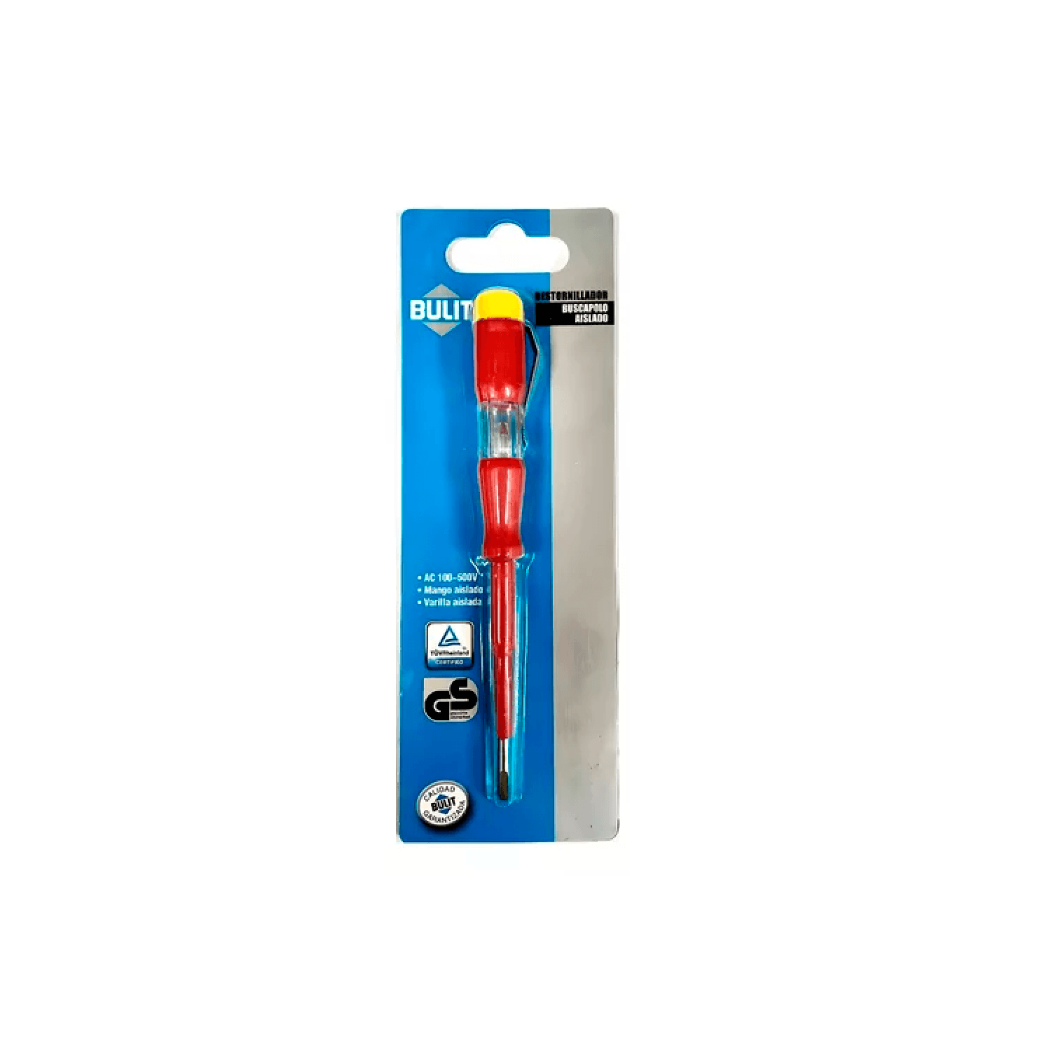 Destornillador Buscapolo Mango Aislado 500v Bulit