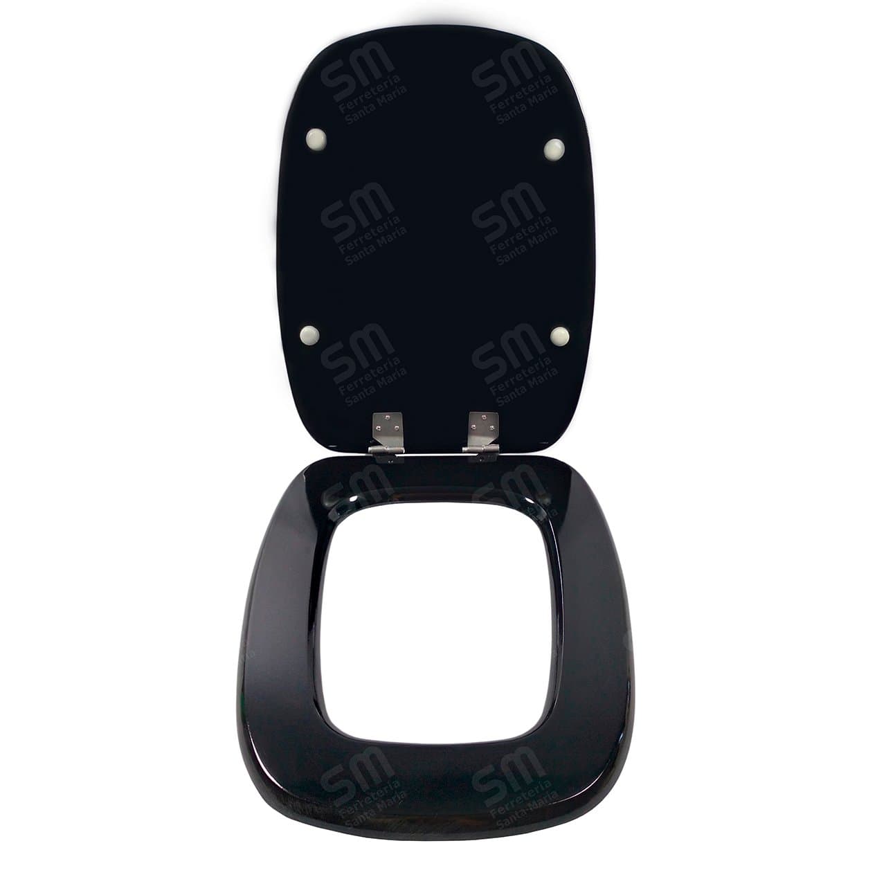 Asiento Fadas Negro para Inodoro Verona