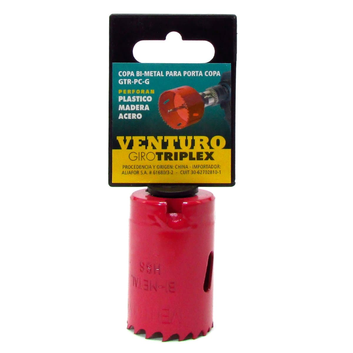Sierra Copa Bimetal Ø 30mm Giro Triplex Venturo Aliafor Gtr