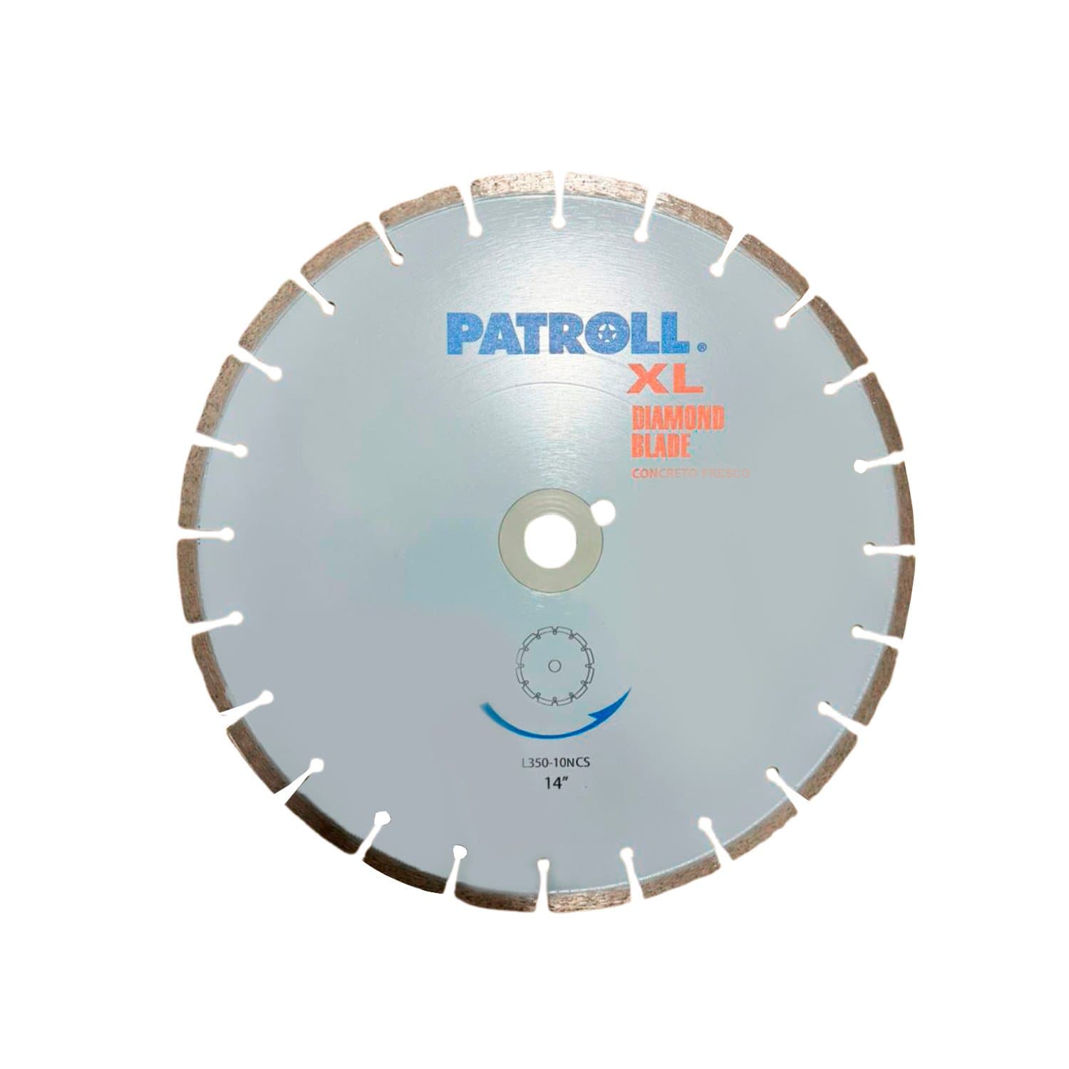 Disco P Cortar Pavimento Concreto Fresco Patroll L350-10ncs