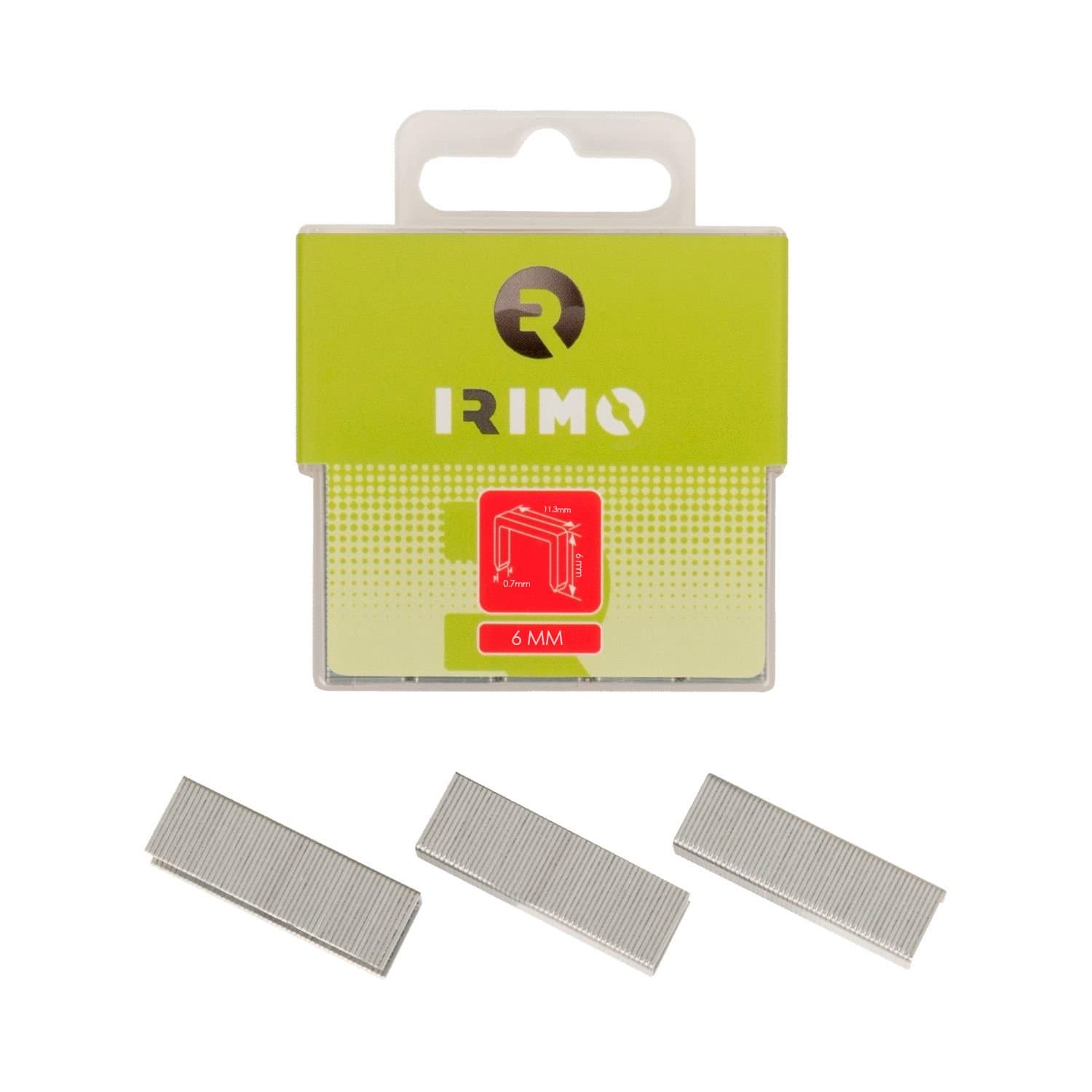 Grampas Estandar 6mm X 1000 Unidades Irimo