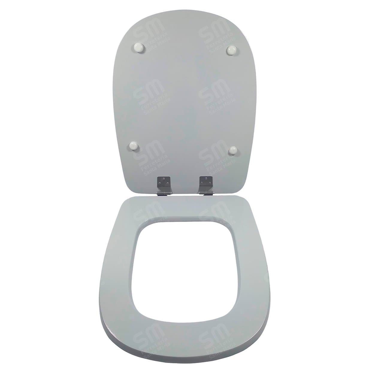 Asiento Fadas Gris para Inodoro Motta Prima y Due