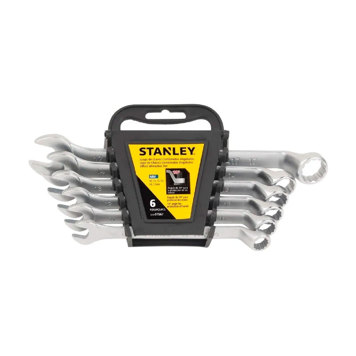 Juego 6 Llaves Combinadas Stanley Stmt97567 Milimétrica