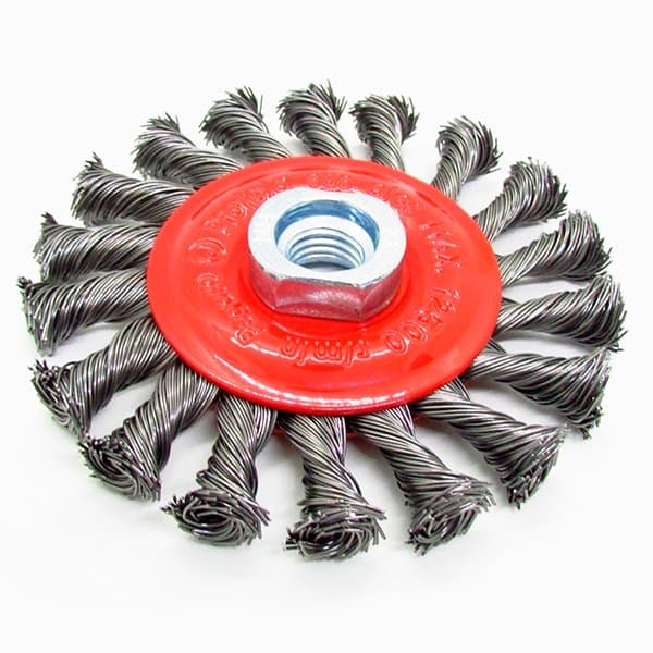 Cepillo Circular Trenzado Ø100mm Rosca Rm14 Pegaso Aliafor