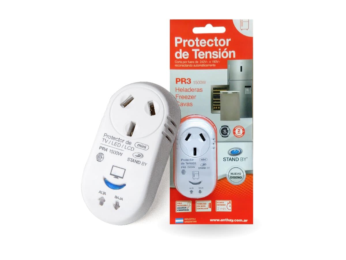 Protector de Tensión Heladera Freezer Cavas Stand By Pr3
