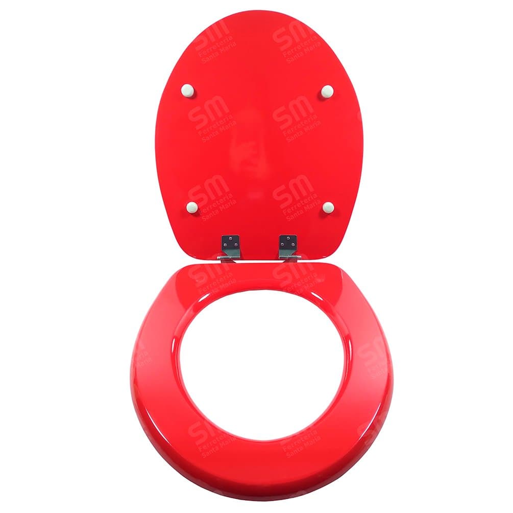 Asiento Fadas Rojo Corsa para Inodoro Florencia