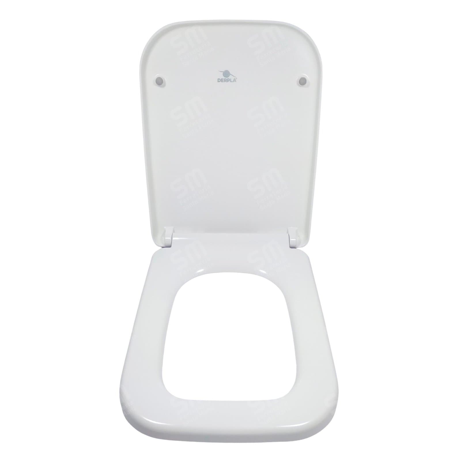 Asiento Derpla Blanco Cierre Suave Desmontable para Inodoro Amalfi