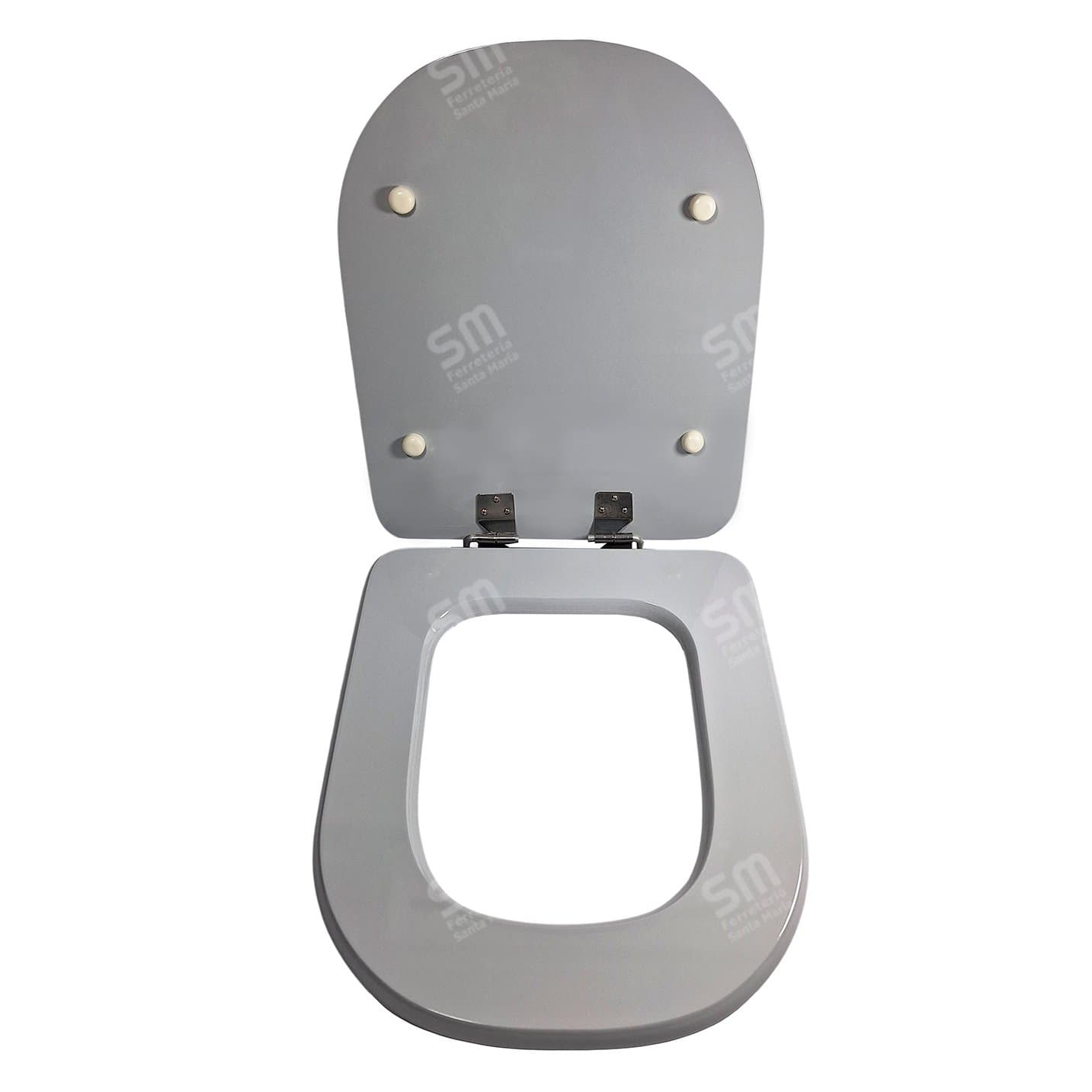 Asiento Fadas Gris para Inodoro Bari