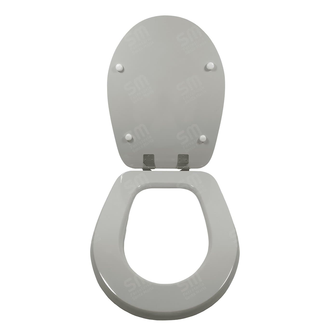 Asiento Madera Acero Fadas Terza Gris