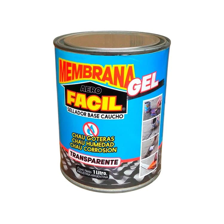 Membrana Facil Sellador Caucho Líquido Gel 1 L Transparente