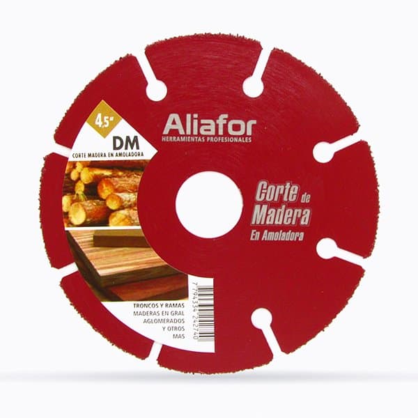 Disco Corte Madera P/ Amoladora 115 Mm Aliafor Woody Dm-4.5
