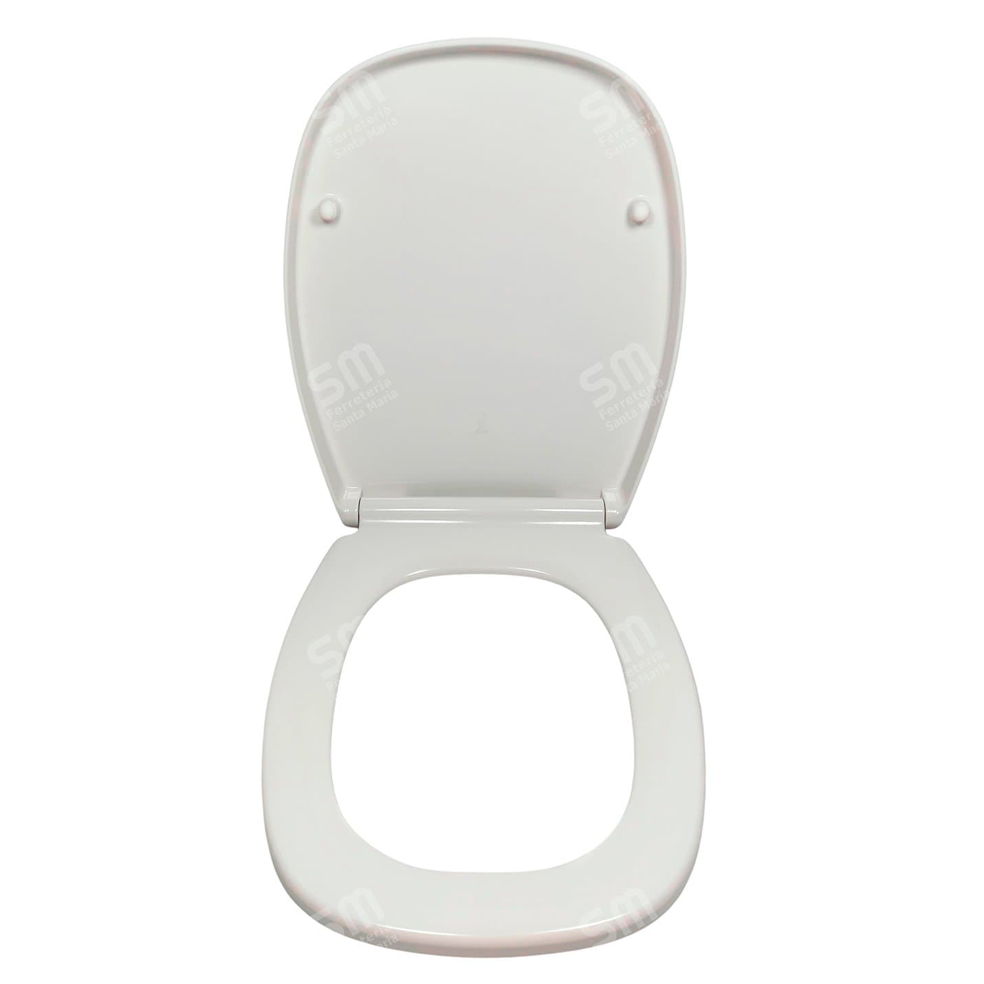 Asiento Ariel Blanco Cierre Suave Desmontable para Inodoro Monaco