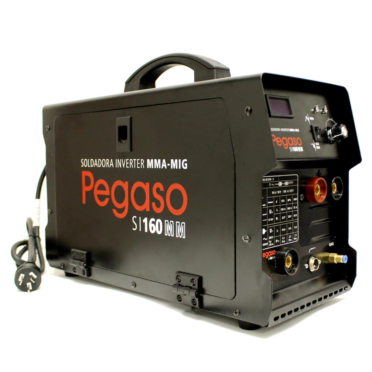 Soldadora Inverter Dual Mma - Mig 150 Amp Pegaso Si 160 Mm
