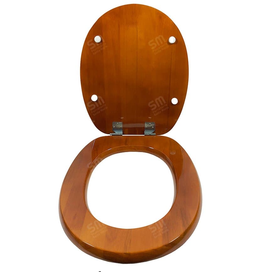 Asiento Fadas Madera Maciza Cedro para Inodoro Capea