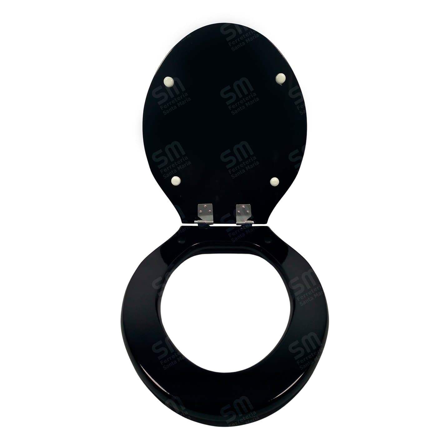 Asiento Fadas Negro para Inodoro Standard