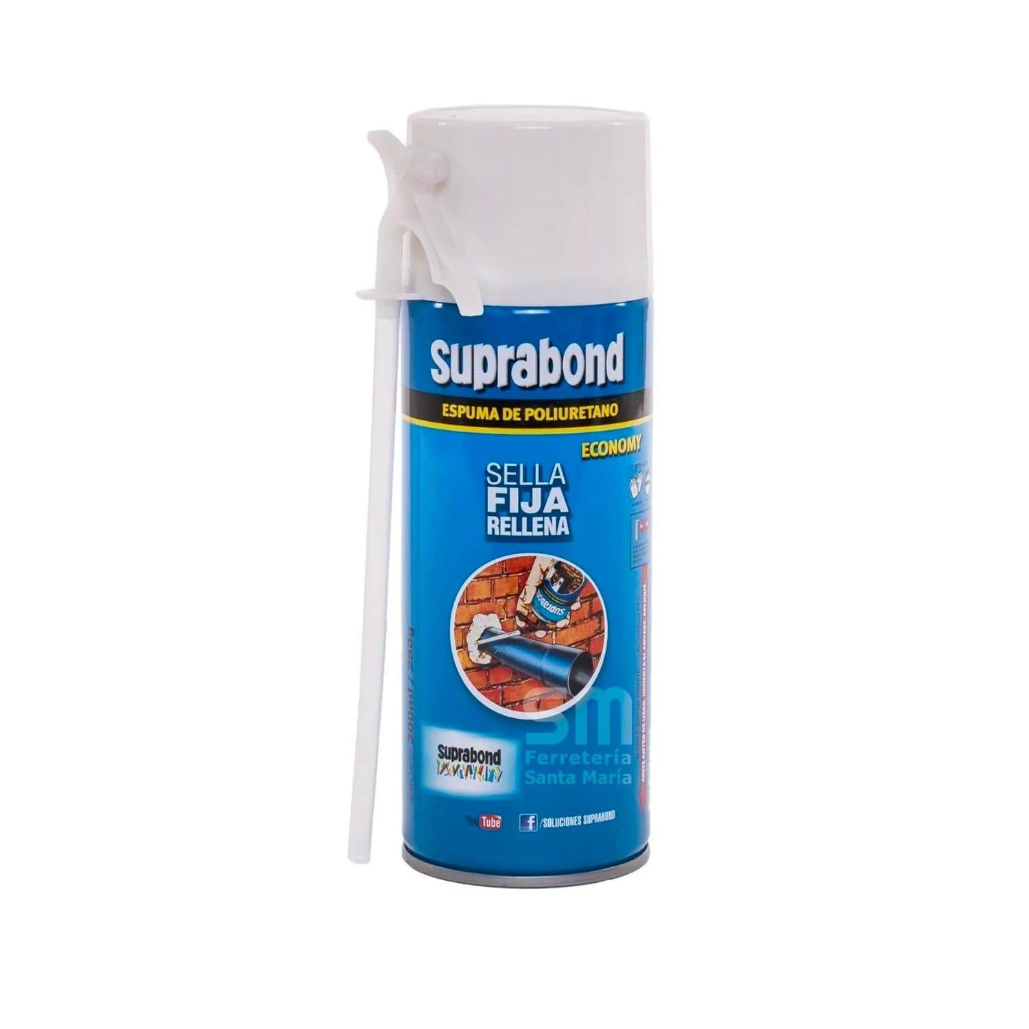 Espuma Poliuretano Expandido Aerosol Suprabond Economy 300ml
