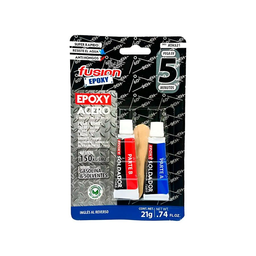 Adhesivo Epoxy Fusión Transp.soldador 2 Componentes 16gr