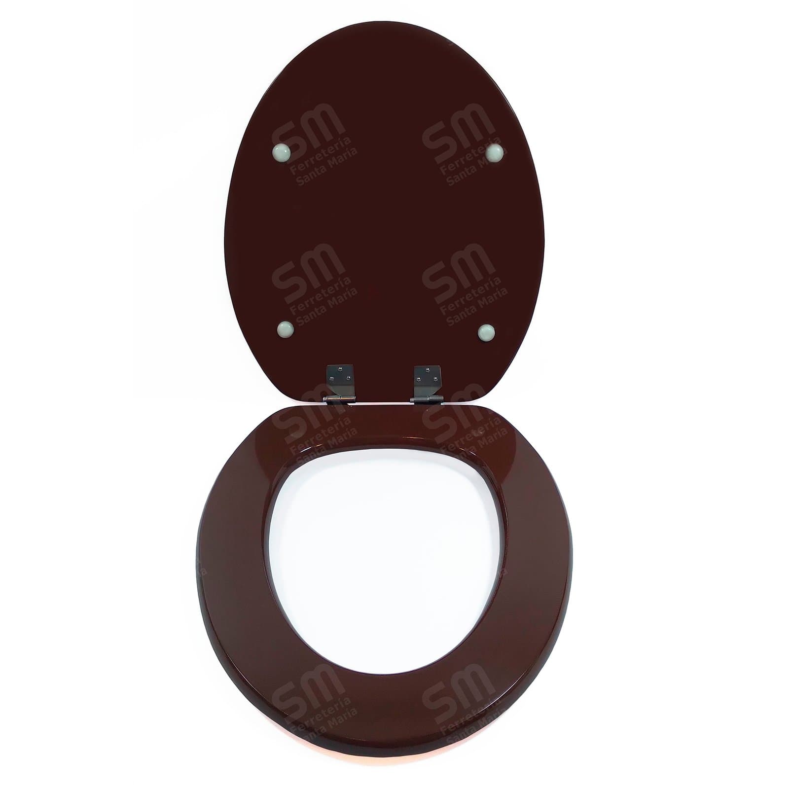 Asiento Fadas Castaño para Inodoro Dorica