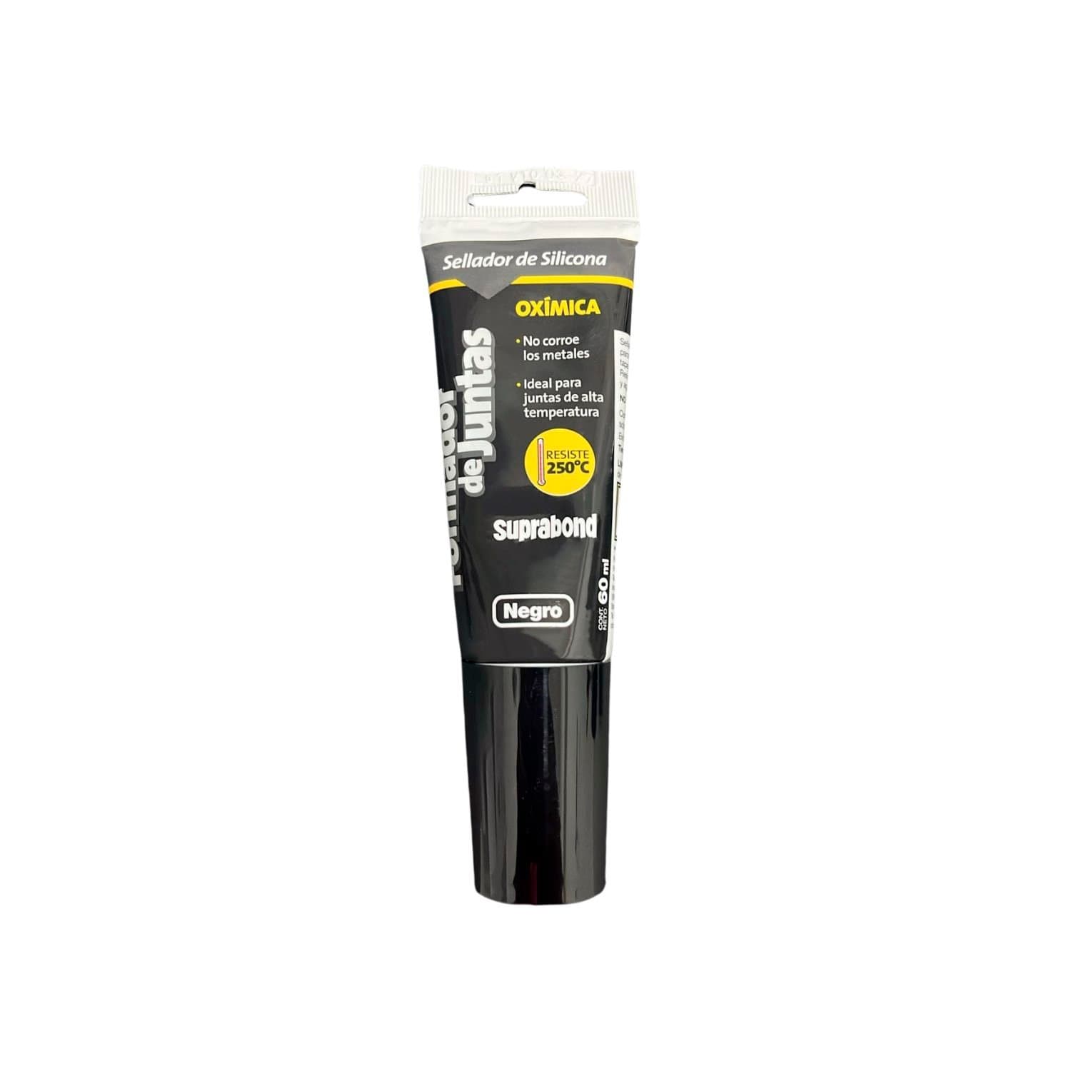 Formador de Juntas Silicona Oximica Negro Suprabond X 60ml