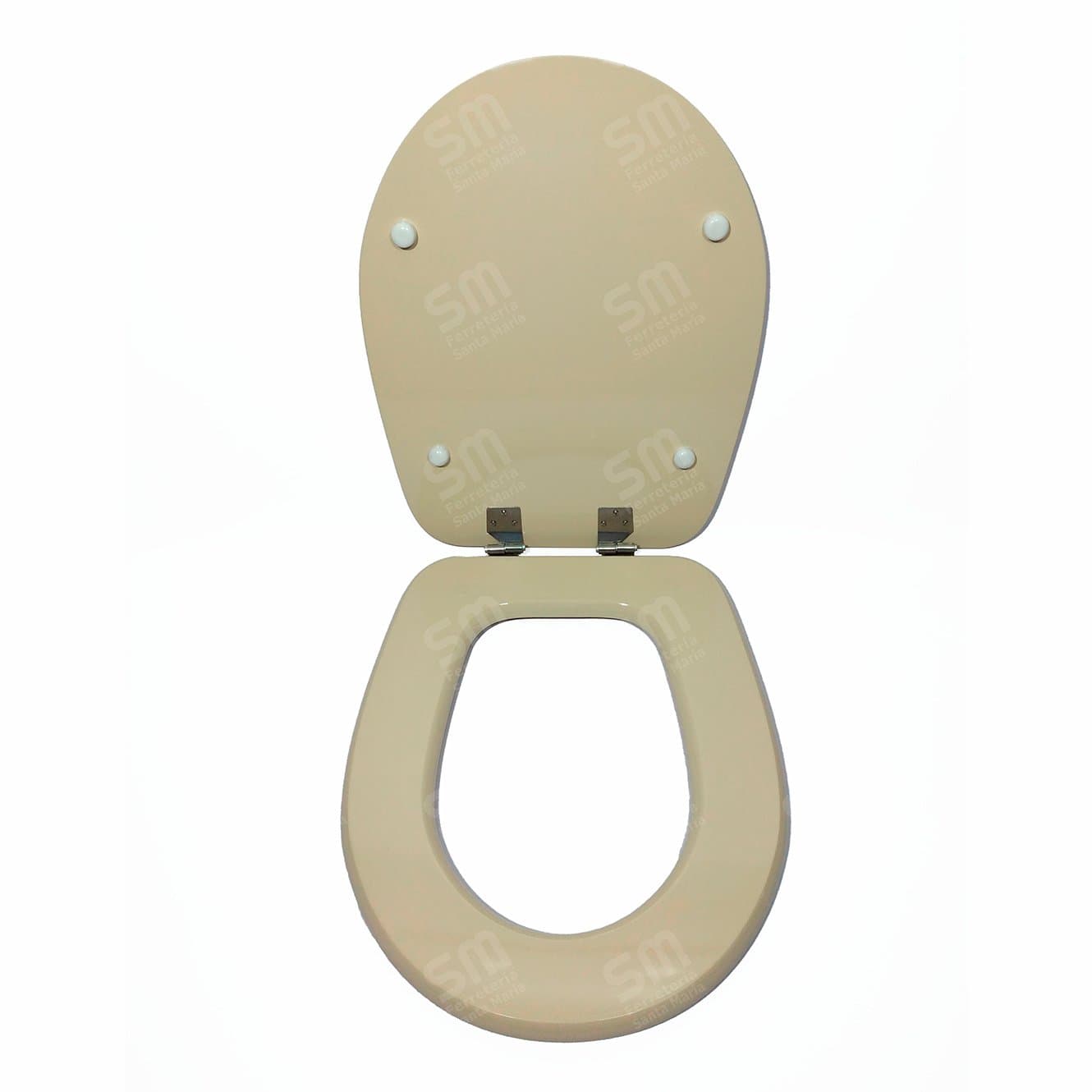 Asiento Madera Acero Fadas Terza Champagne