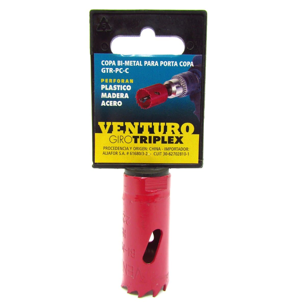 Sierra Copa Bimetal Ø 22mm Giro Triplex Venturo Aliafor Gtr