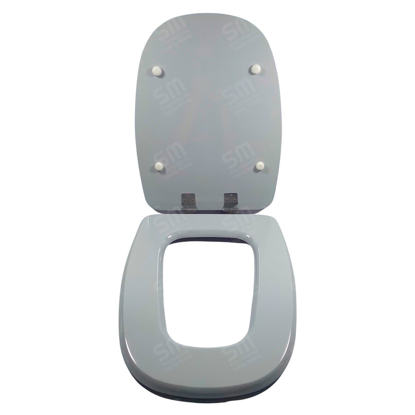 Asiento Fadas Gris para Inodoro Deca Modena