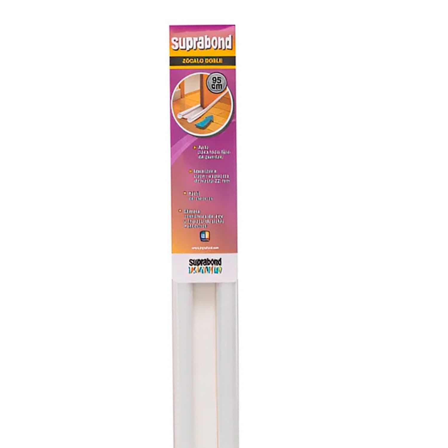 Zocalo Bajo Puerta Doble Blanco 95 Cm Suprabond