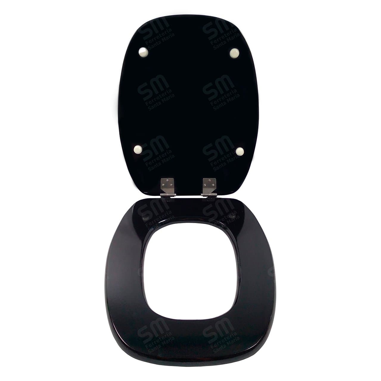 Asiento Fadas Negro para Inodoro Monaco