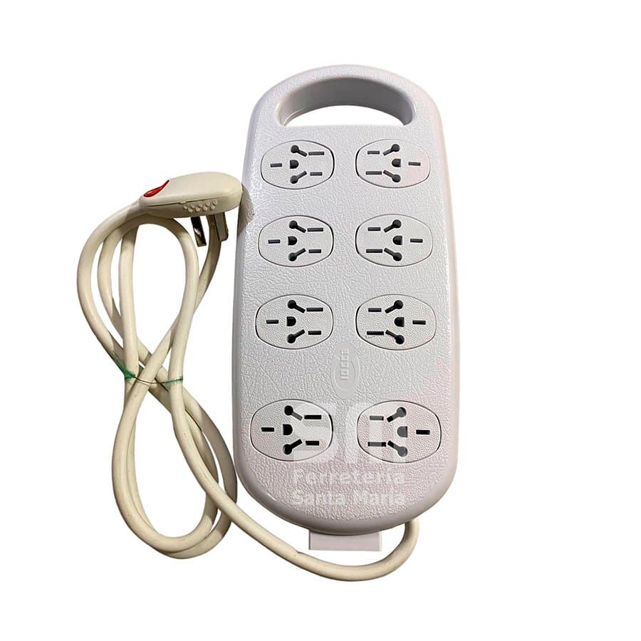 Zapatilla Multinorma Ovalada 8 Tomas C/ Cable 1,5m Ciocca