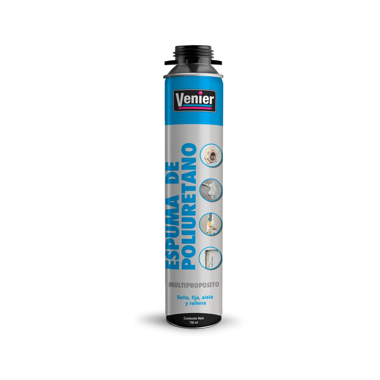 Espuma de Poliuretano Expandido Multipropósito X750ml Venier