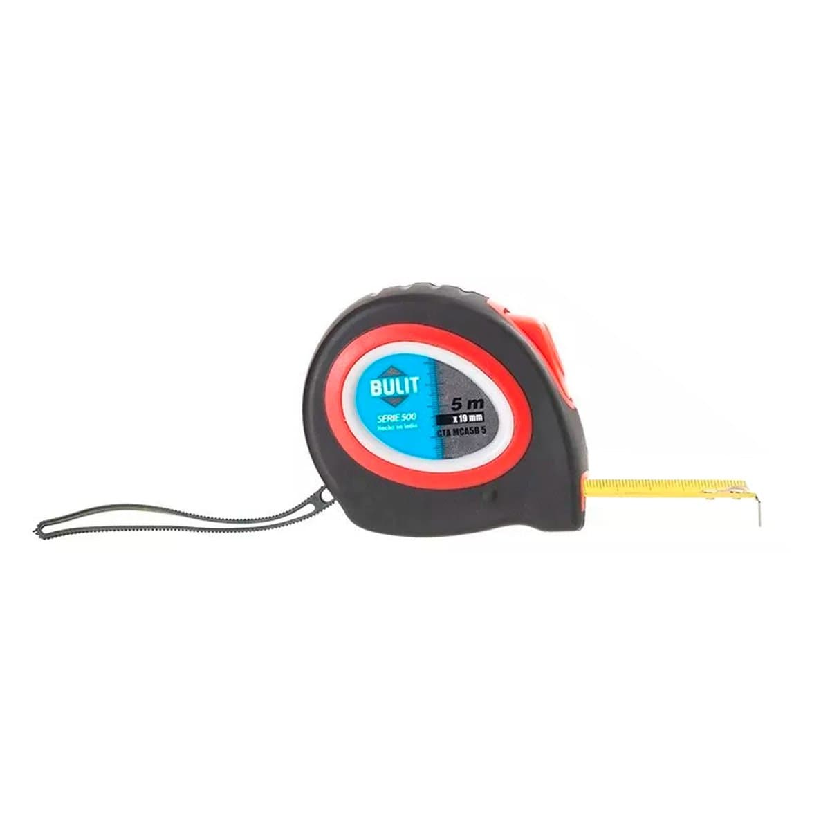 Cinta Métrica 5 Metros 19mm Freno Automático Grip Bulit S500