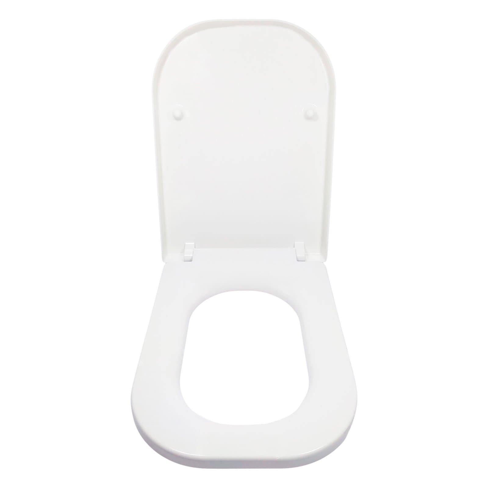 Asiento Daccord Blanco Cierre Suave Desmontable para Inodoro Dama Senso