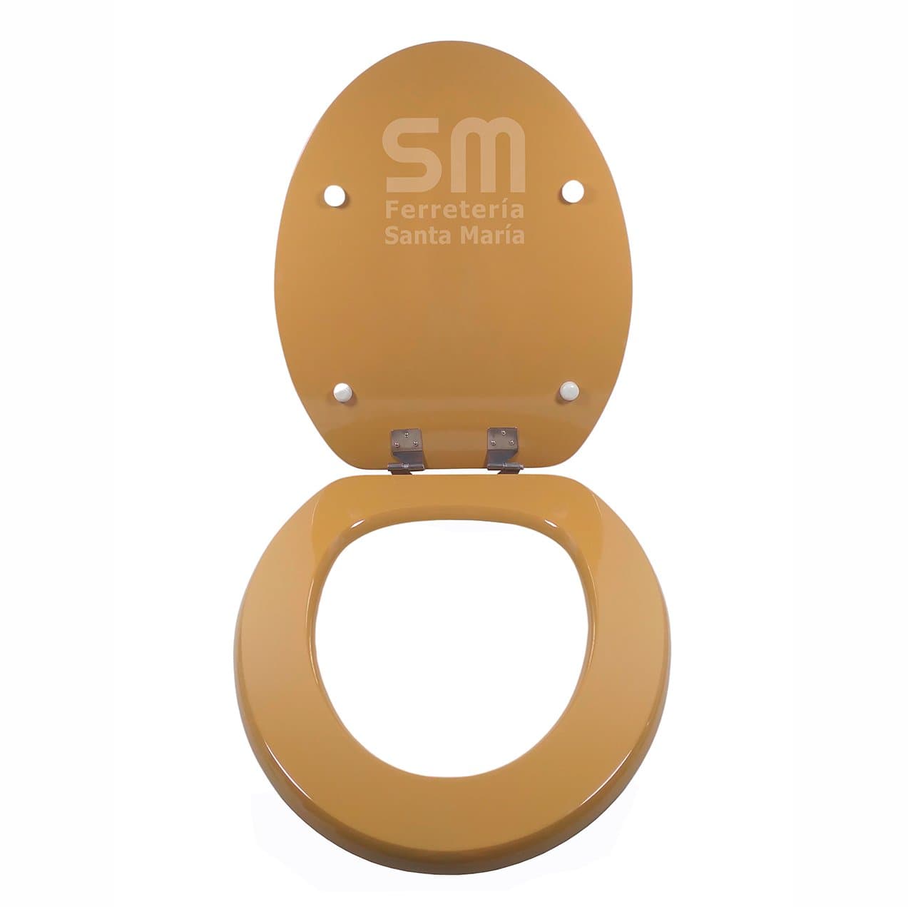 Asiento Fadas Dorado para Inodoro Dorica