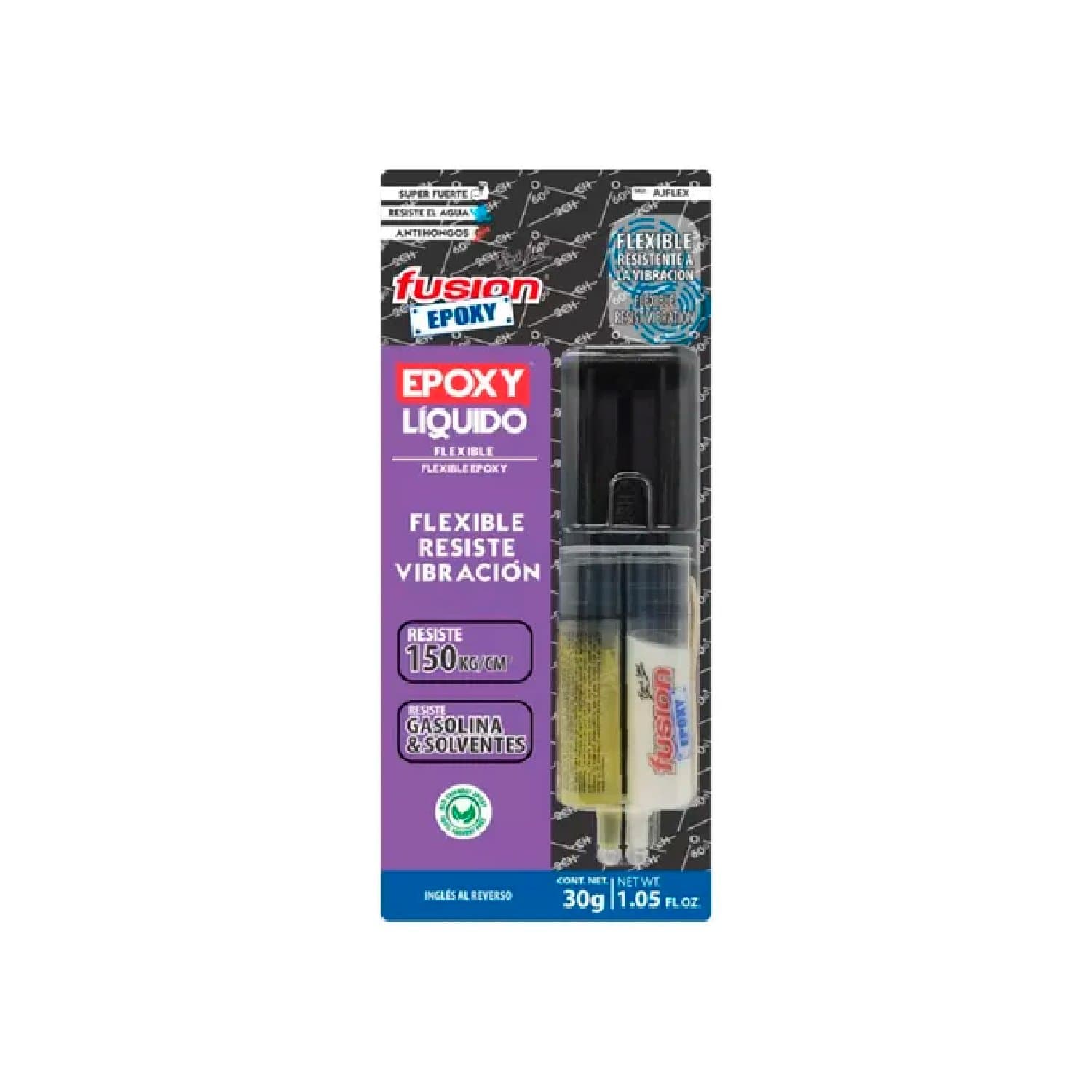 Adhesivo Fusión Epoxy Flexible 2 Componentes 30gr