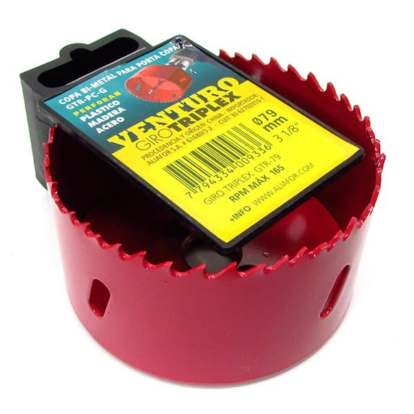 Sierra Copa Bimetal Ø 79mm Giro Triplex Venturo Aliafor Gtr