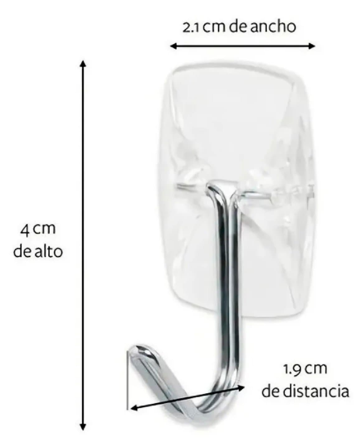 Percha Autoadhesiva Chica Plástica/metálica 3m Command 17067