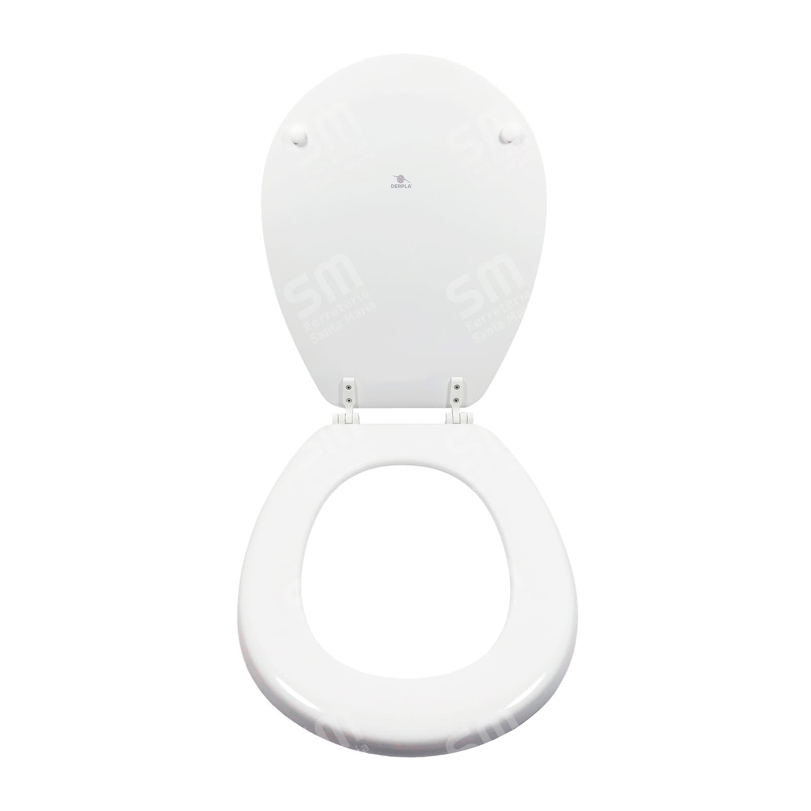 Asiento Derpla Pi Blanco H. Nylon para Inodoro Pilar
