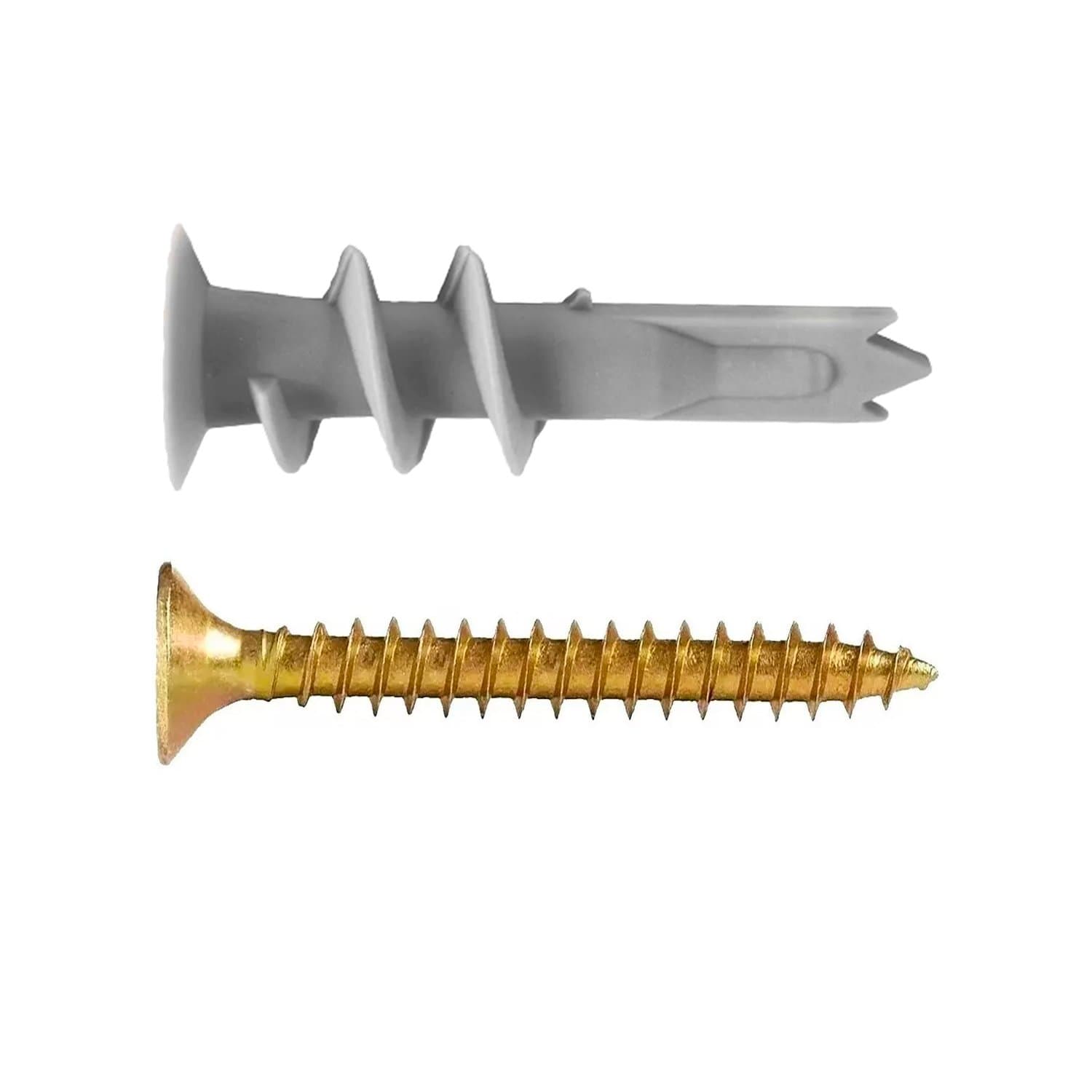 Combo X 100 Tarugo P/ Durlock Gka + Tornillo Fix 4x25 Fischer