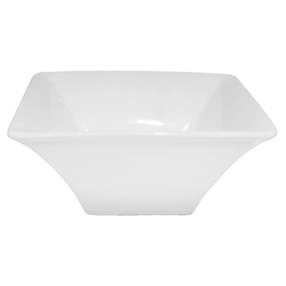 Bacha Apoyo Loza Cuadrada Aluminé Daccord Baño Blanca 32x32
