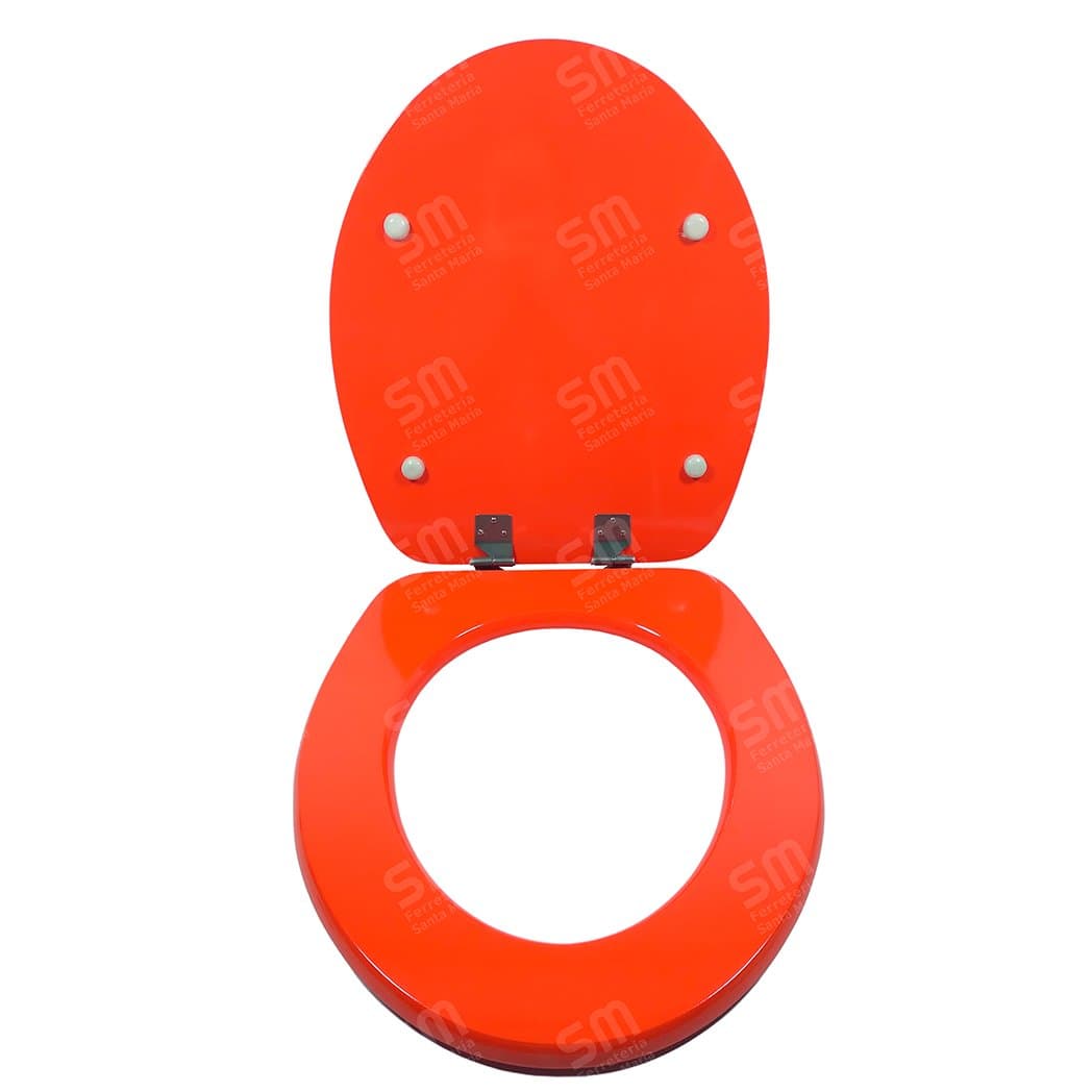 Asiento Fadas Naranja Oscuro para Inodoro Florencia