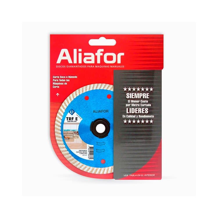 Disco Diamantado Porcelanato Aliafor Turbo Fino Trf E 115mm