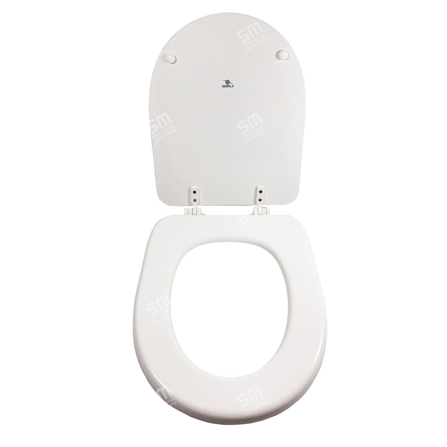 Asiento Derpla Mu Blanco H. Nylon para Inodoro Murano