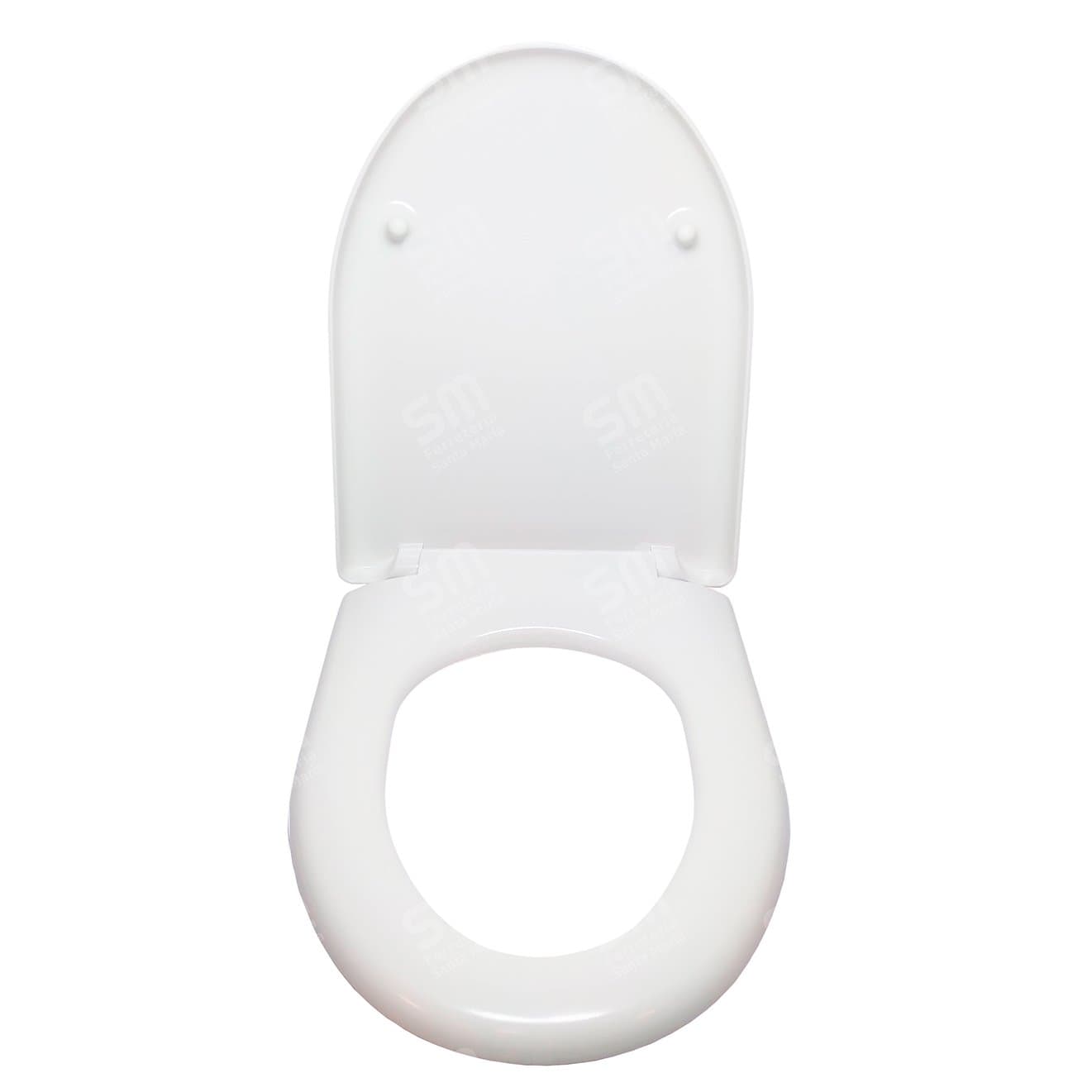 Asiento Derpla Ma Blanco Cierre Suave Desmontable para Inodoro Marina