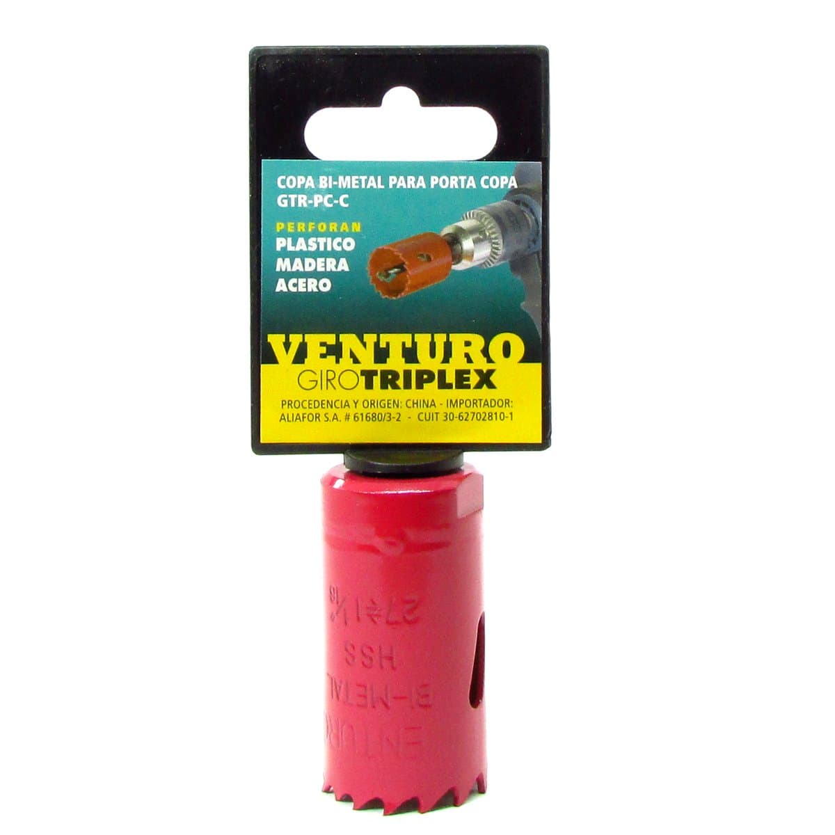 Sierra Copa Bimetal Ø 27mm Giro Triplex Venturo Aliafor Gtr